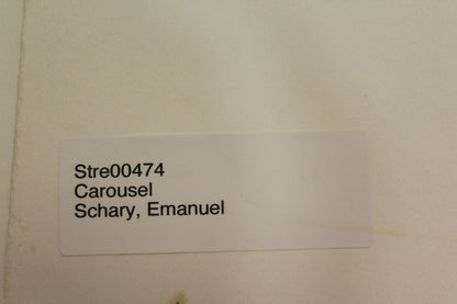 Carousel by Emanuel Schary Black and White Lithograph 12 x 16