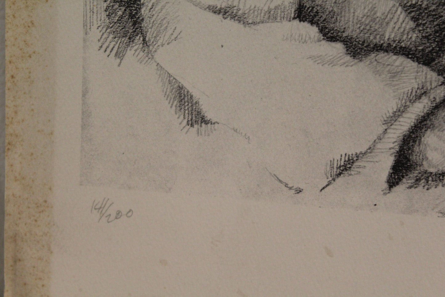 Midrash by Charles Bragg Monochromatic Lithograph 20 x 14