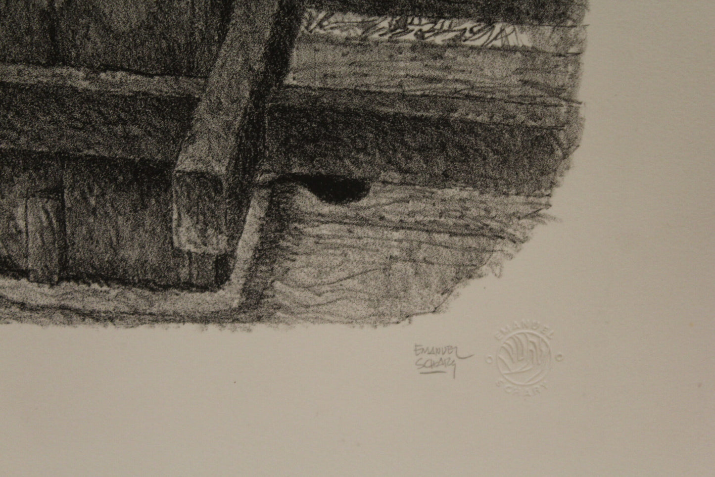 Pressing The Grapes by Emanuel Schary Lithograph 11 x 13