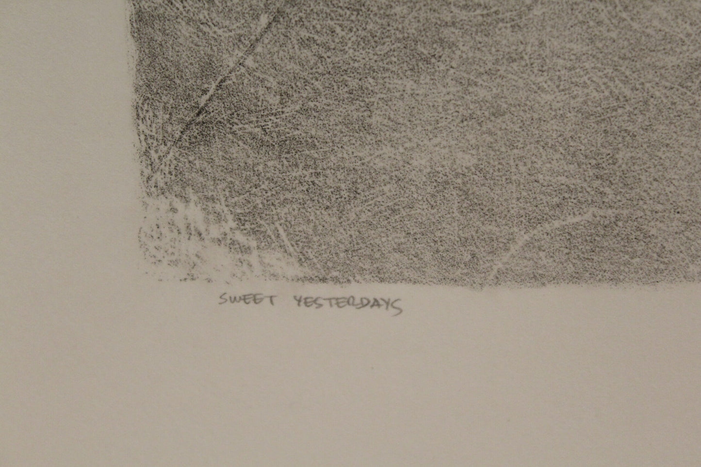 Nifao Emanuel Schary “Sweet Yesterdays” Lithograph – Limited Edition Judaica Black & White Fine Art, Nostalgic Reflection 10 x 14