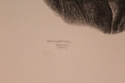 Remembering and My Years Fade With A Smile Emanuel Schary Lithograph 14 x 8