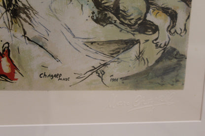 Marc Chagall Painting Biblical Scenes of Exodus 36 x 19