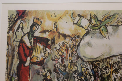Marc Chagall Painting Biblical Scenes of Exodus 36 x 19