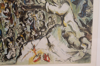 Marc Chagall Painting Biblical Scenes of Exodus 36 x 19