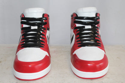 Oversized Red and White Nike Dunk Resin Statue 19" x 7" x 12"H