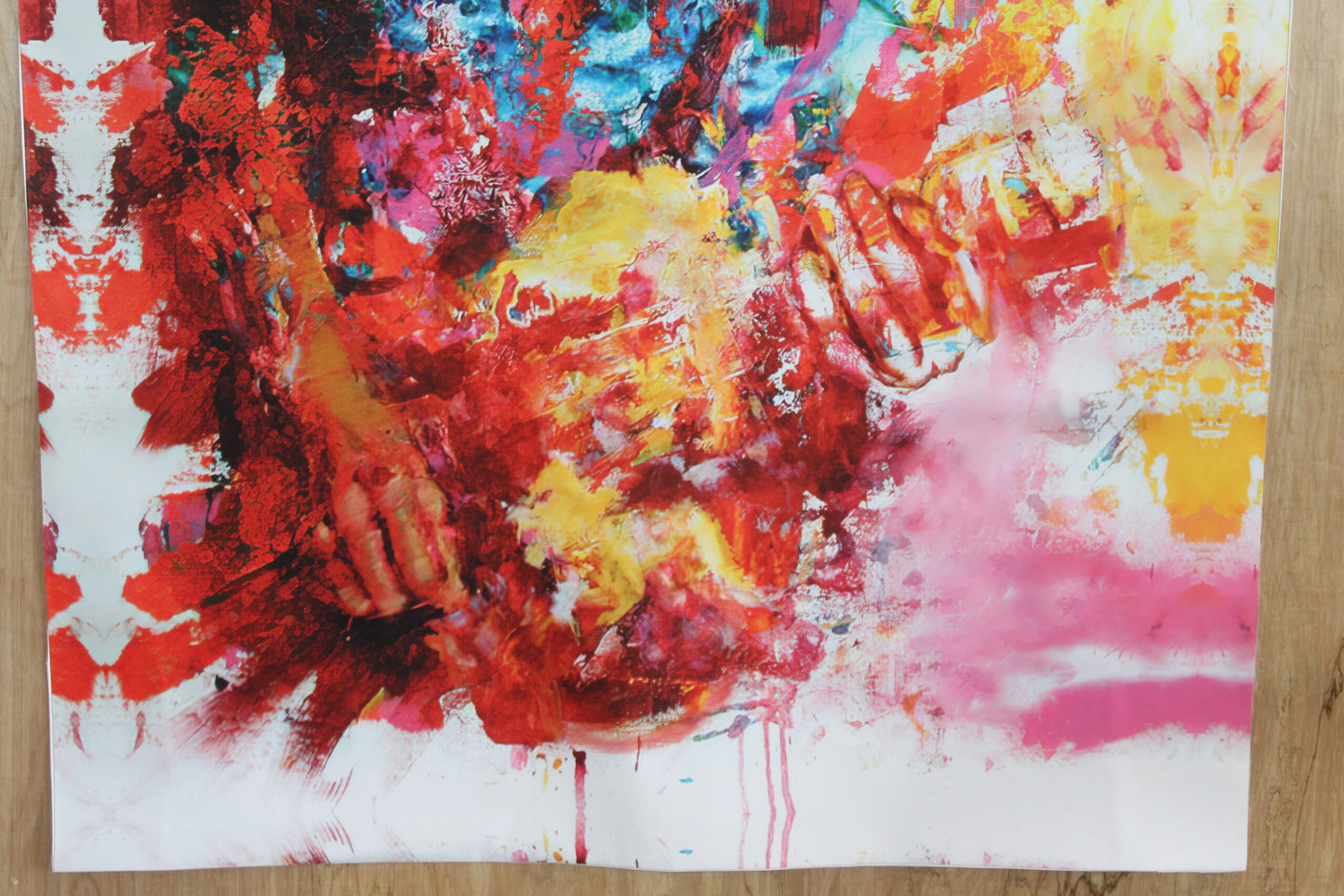 Pop Art Painting of Keith Richards, giant size Unstretched Canvas, 44"x64"