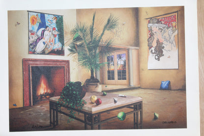 Orlando Quevedo Always and Forever on Unstretched Canvas Small, 20"x15"