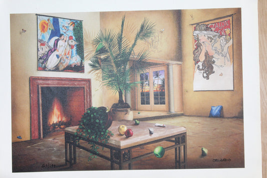 Orlando Quevedo Always and Forever on Unstretched Canvas Small, 20"x15"
