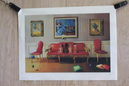 Once Up On A Time by Quevedo on Unstretched Canvas Small, 20"x15"