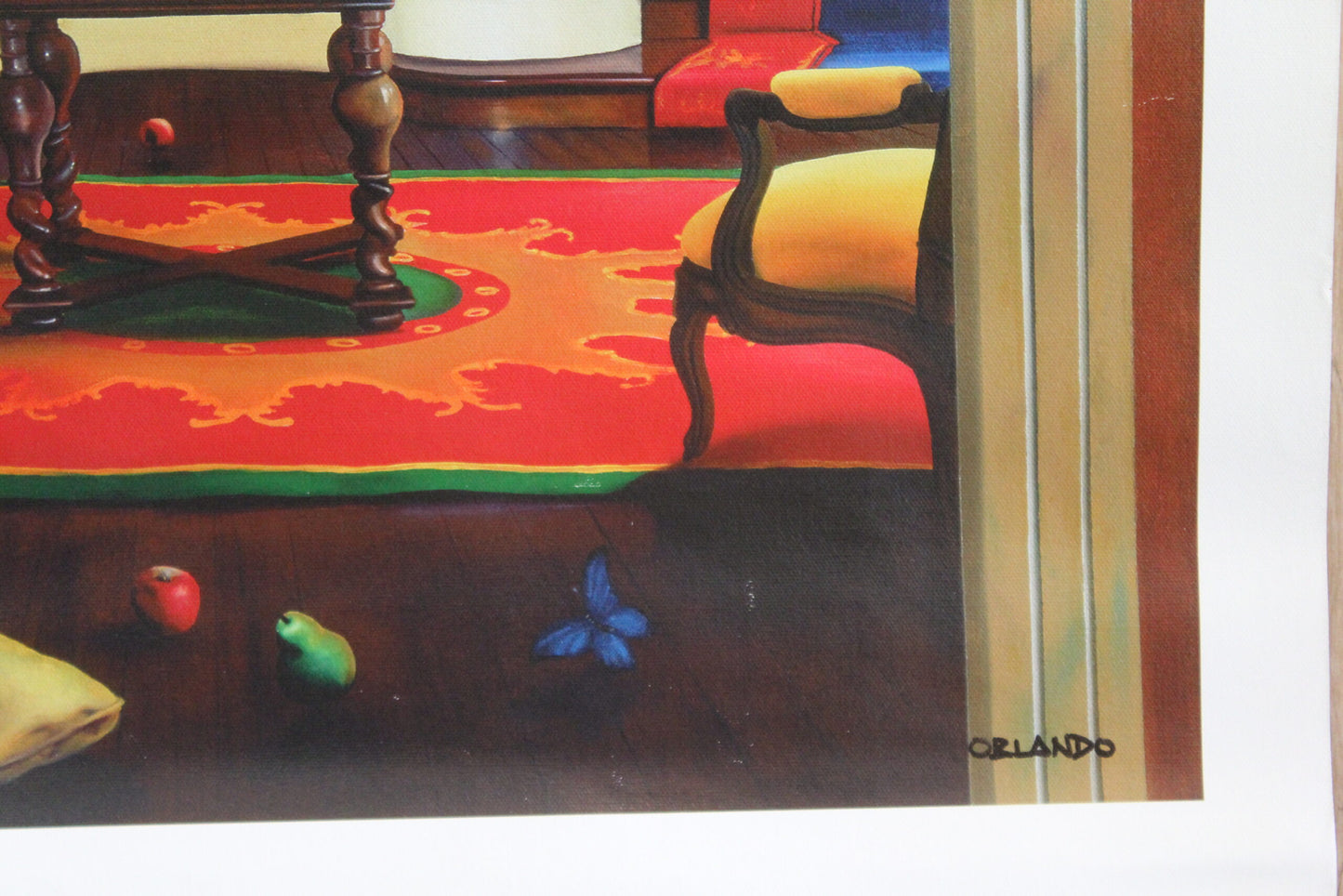Happiness By Orlando Quevedo on Unstretched Canvas Medium, 20"x30"