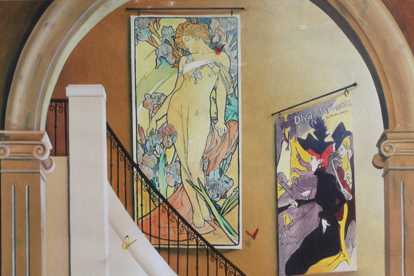 Happiness By Orlando Quevedo on Unstretched Canvas Medium, 20"x30"