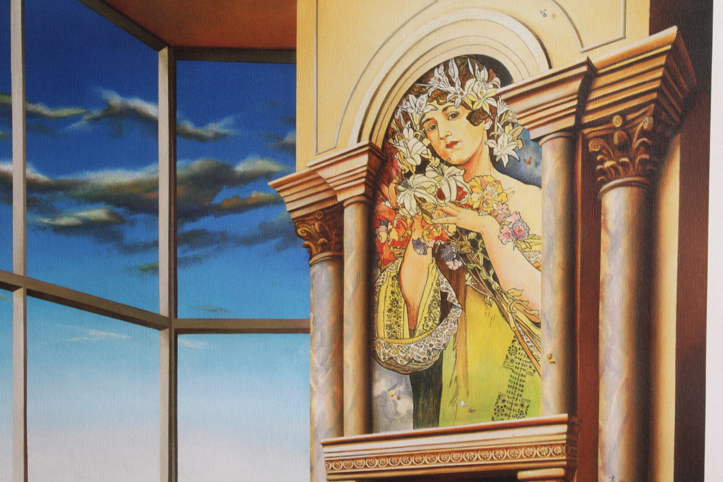 Orlando Quevedo By the Seashore on Unstretched Canvas Medium, 20"x30"