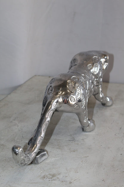 Aluminum Jaguar Statue, Graceful Elegance for Your Home Décor 24" x 4" x 7"H