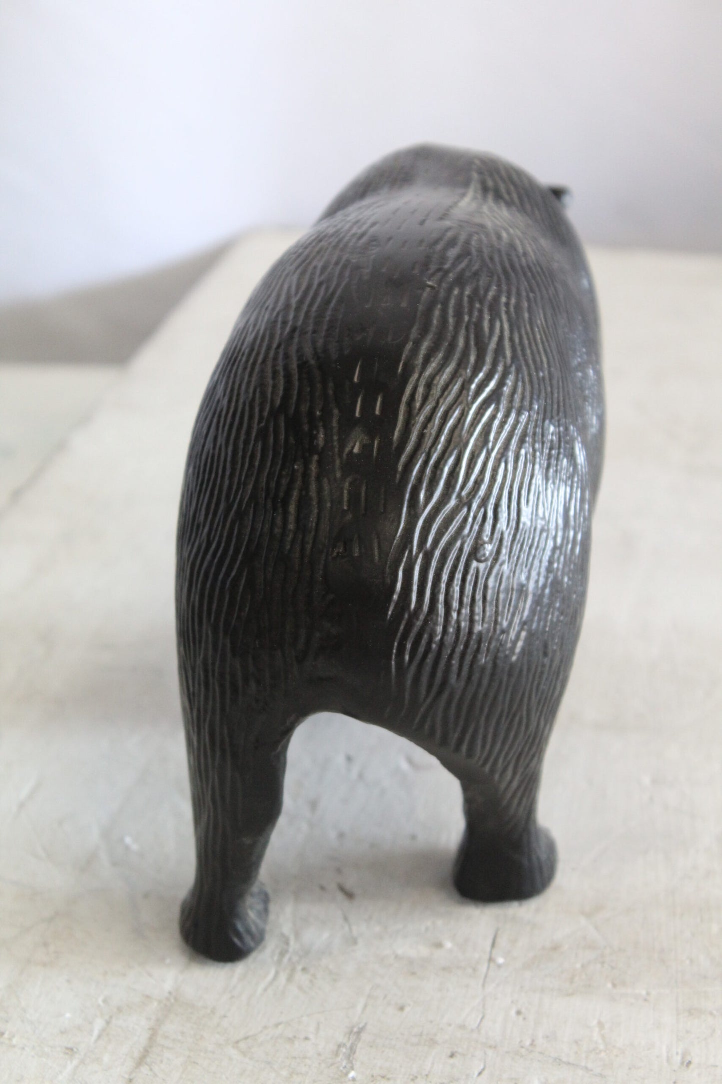 Aluminum Small Bear Sculpture, Majesty for Your Space 11" x 4" x 7"H
