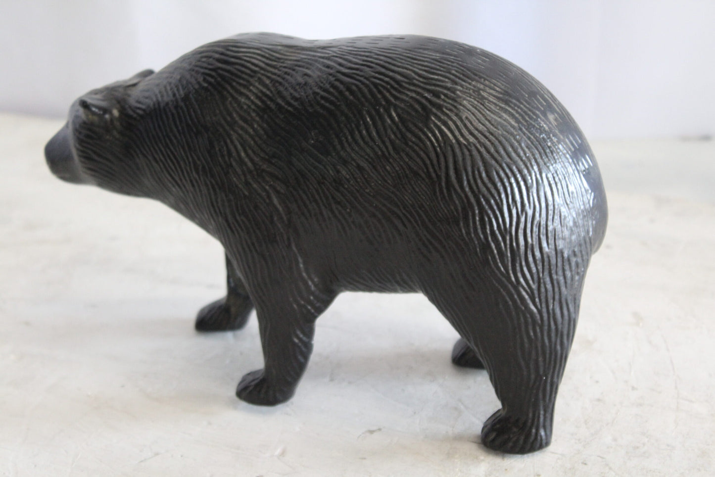 Aluminum Small Bear Sculpture, Majesty for Your Space 11" x 4" x 7"H