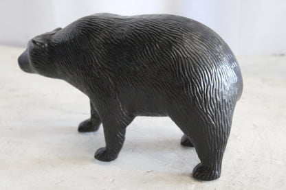 Aluminum Small Bear Sculpture, Majesty for Your Space 11" x 4" x 7"H