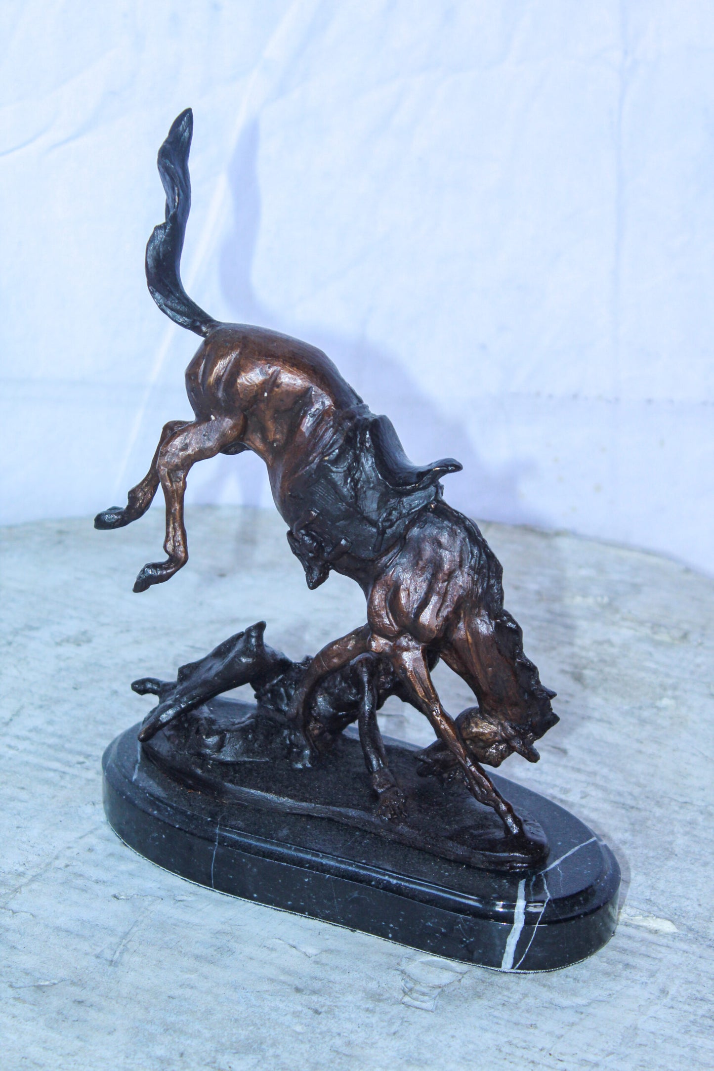 Wicked Pony by Remington Bronze Statue Replica, Western Decor 9" x 3" x 10"H