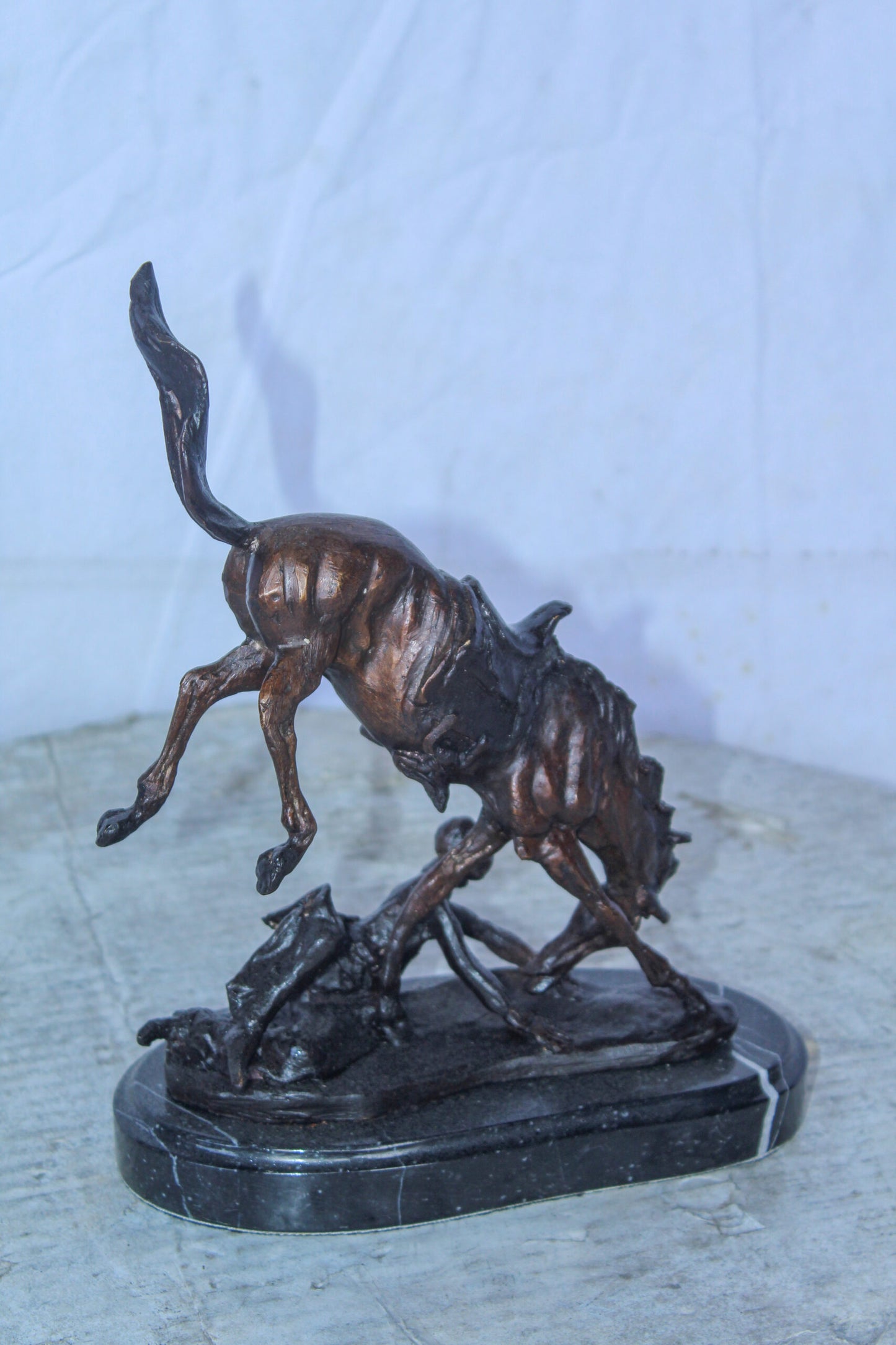 Wicked Pony by Remington Bronze Statue Replica, Western Decor 9" x 3" x 10"H