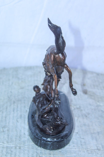 Wicked Pony by Remington Bronze Statue Replica, Western Decor 9" x 3" x 10"H