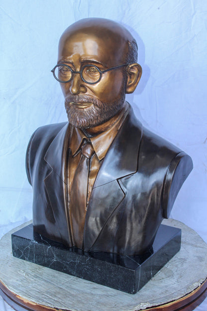 Janusz Korczak Bronze Statue, The Holocaust Hero Tribute 15" x 11" x 25"H