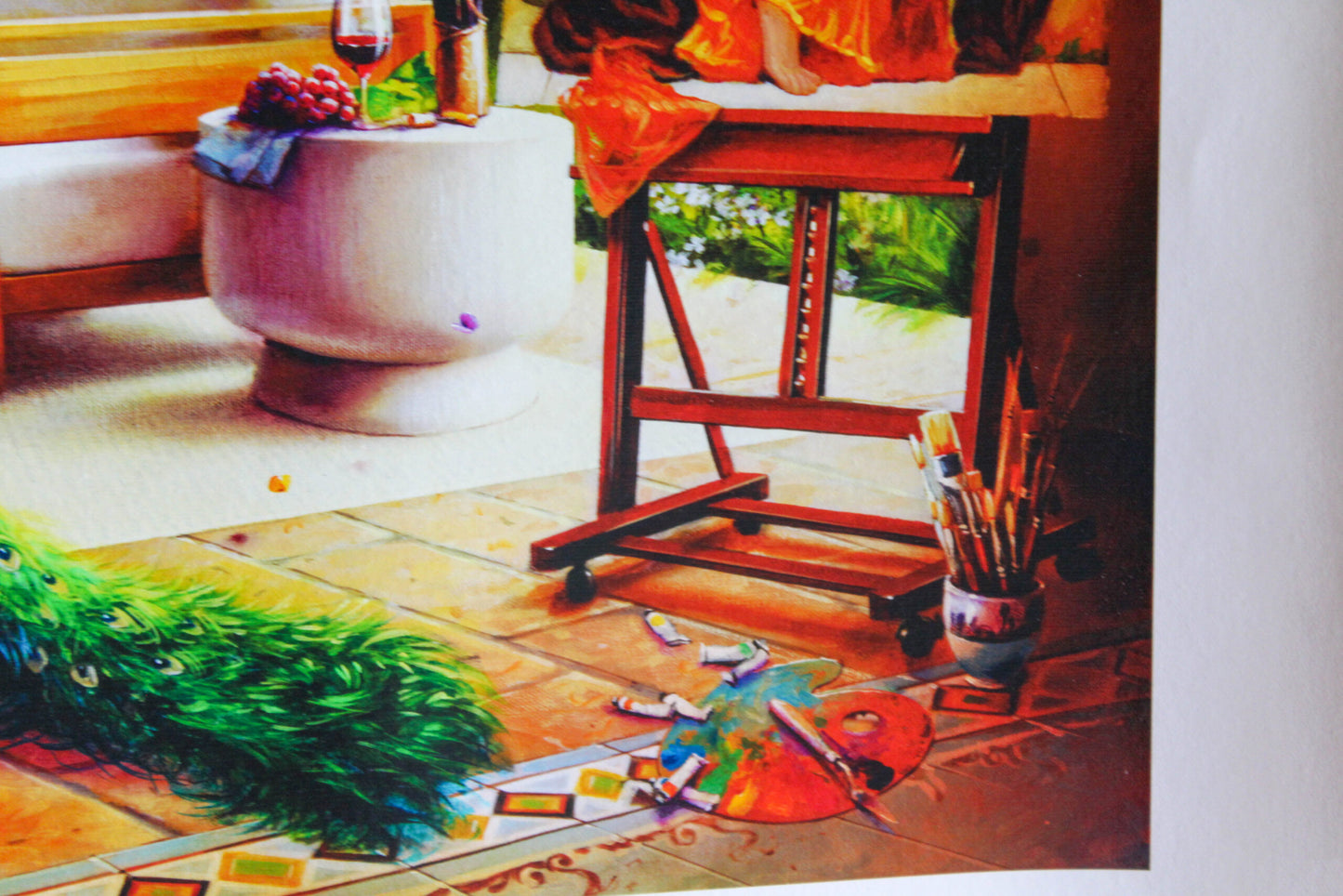 Orlando Quevedo A Day in Paradise Giclee Original Painting, 24"x20"