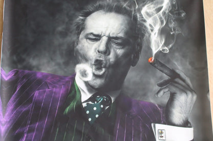 Jack Nicholson Cigar Rings Giant Canvas Painting Print Unstretched, 53"x44"