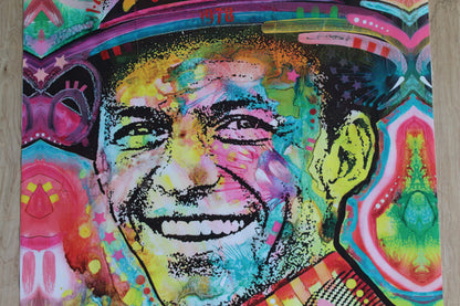 Frank Sinatra Pop Art on Unstretched Giant Size Canvas, 44"x64"