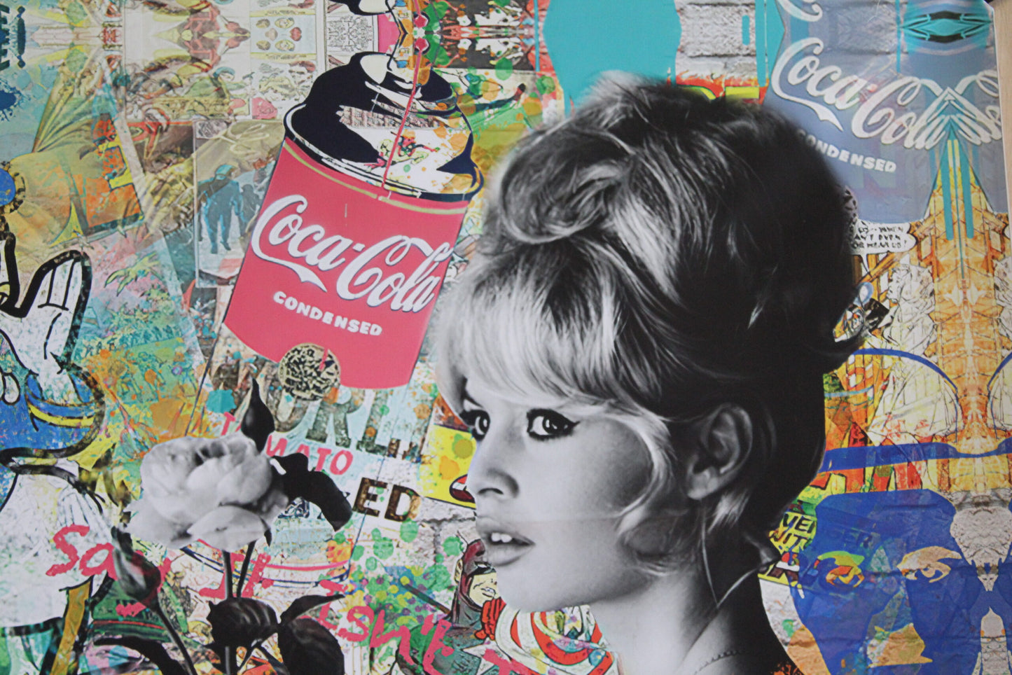 Friends Painting Oliver Neilson Replica on a Giant Unstretched Canvas, 64"x44"