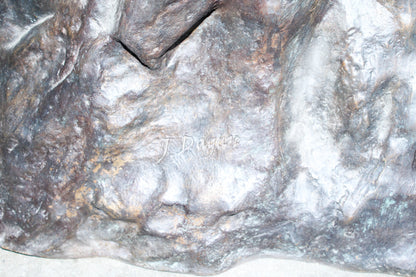 Life Size Bronze Rearing Horse Sculpture by J. Dagan 60" x 37" x 81"H