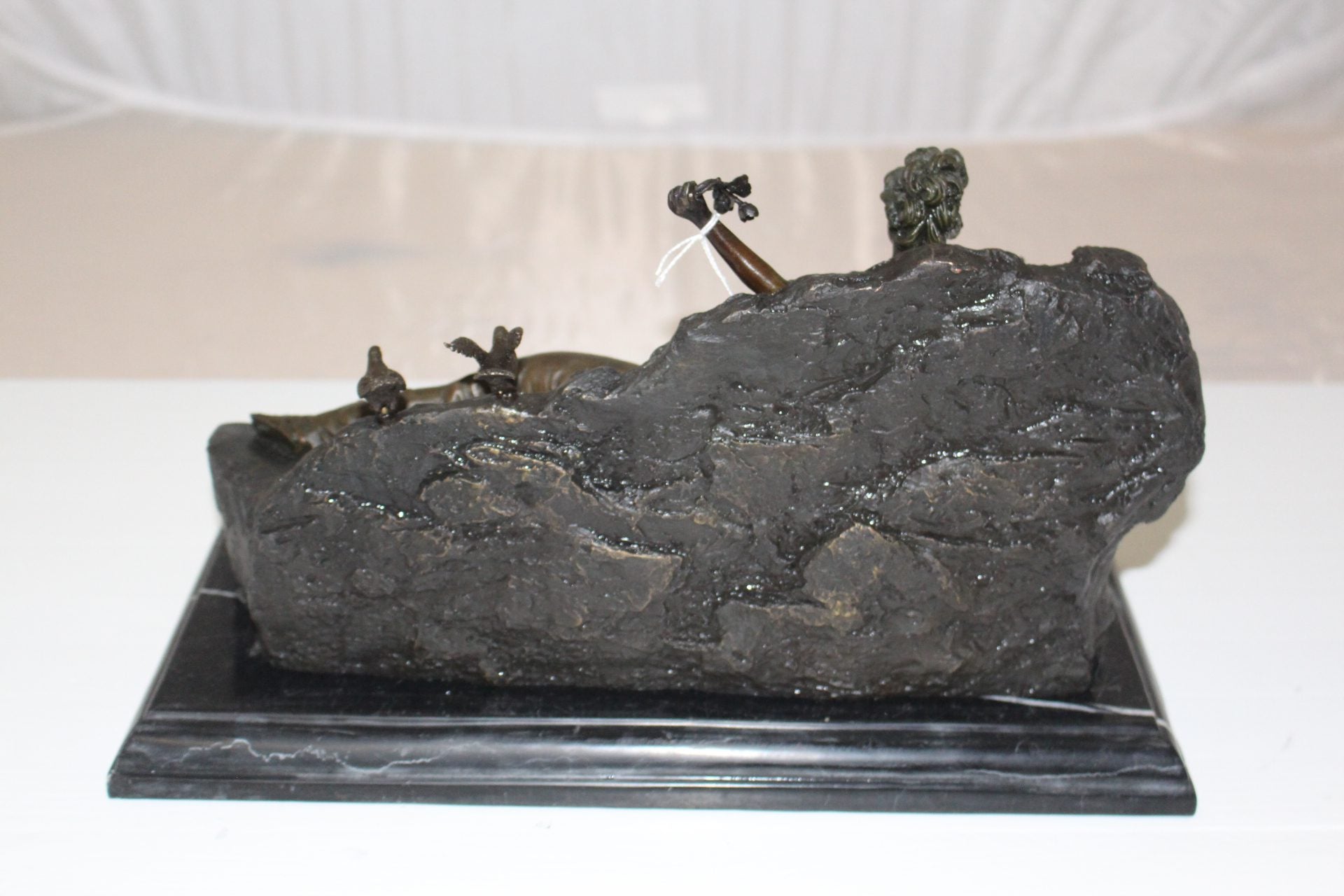 Two ladies Bronze Statue -  Size: 14.5"L x 7"W x 9"H. 