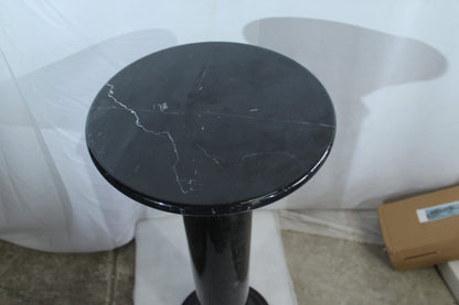 Elegant Black Marble Display Pedestal for Art or Decor 14" x 14" x 36"H