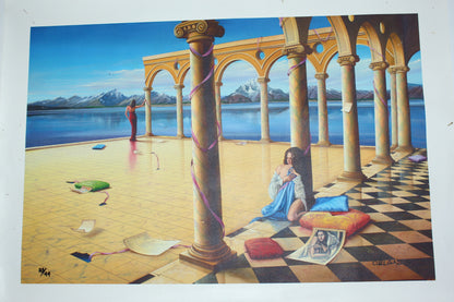 Orlando Quevedo Old Memories on Unstretched Canvas Small, 20"x15"