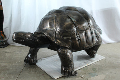 Giant Walking Tortoise Aluminum Statue for Garden or Décor 49" x 30" x 32"H