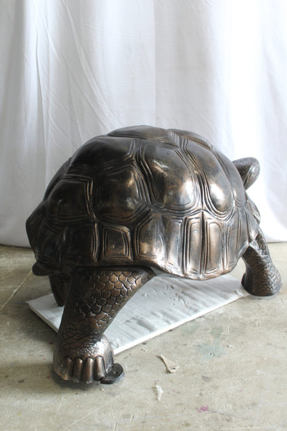 Giant Walking Tortoise Aluminum Statue for Garden or Décor 49" x 30" x 32"H