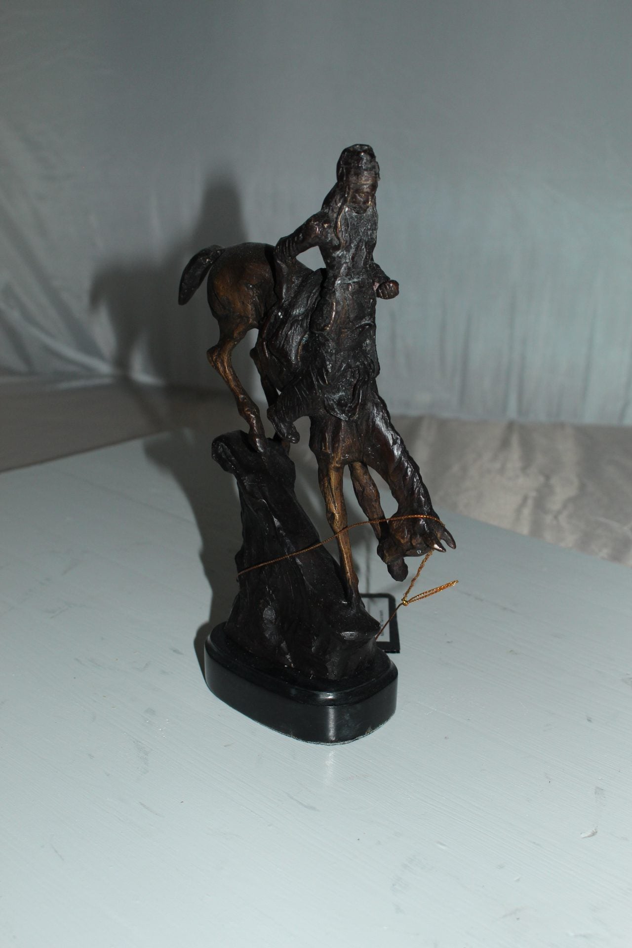 Mountain man -small, by Remington Bronze Statue -  7"L x 2.5"W x 11"H. 