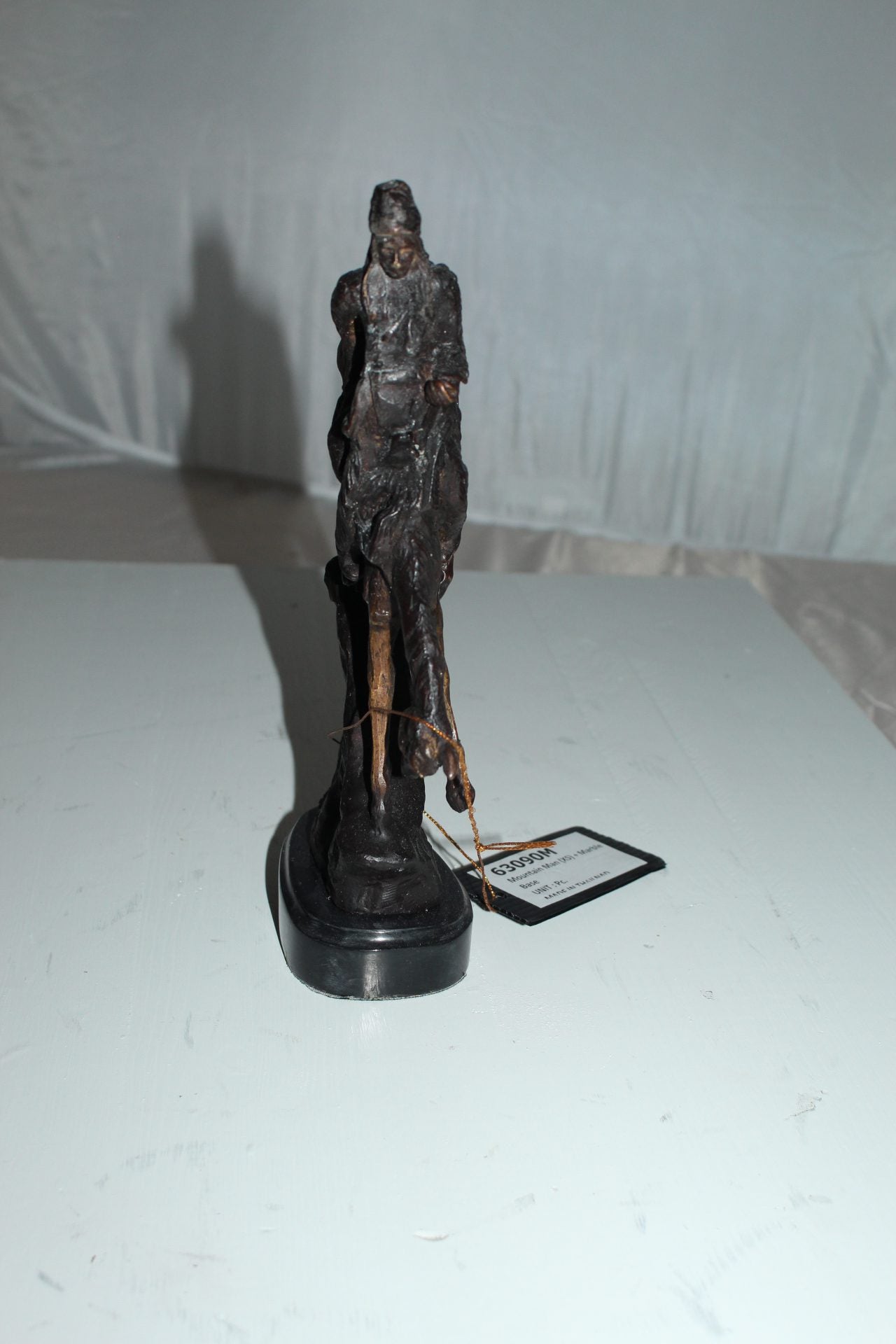 Mountain man -small, by Remington Bronze Statue -  7"L x 2.5"W x 11"H. 