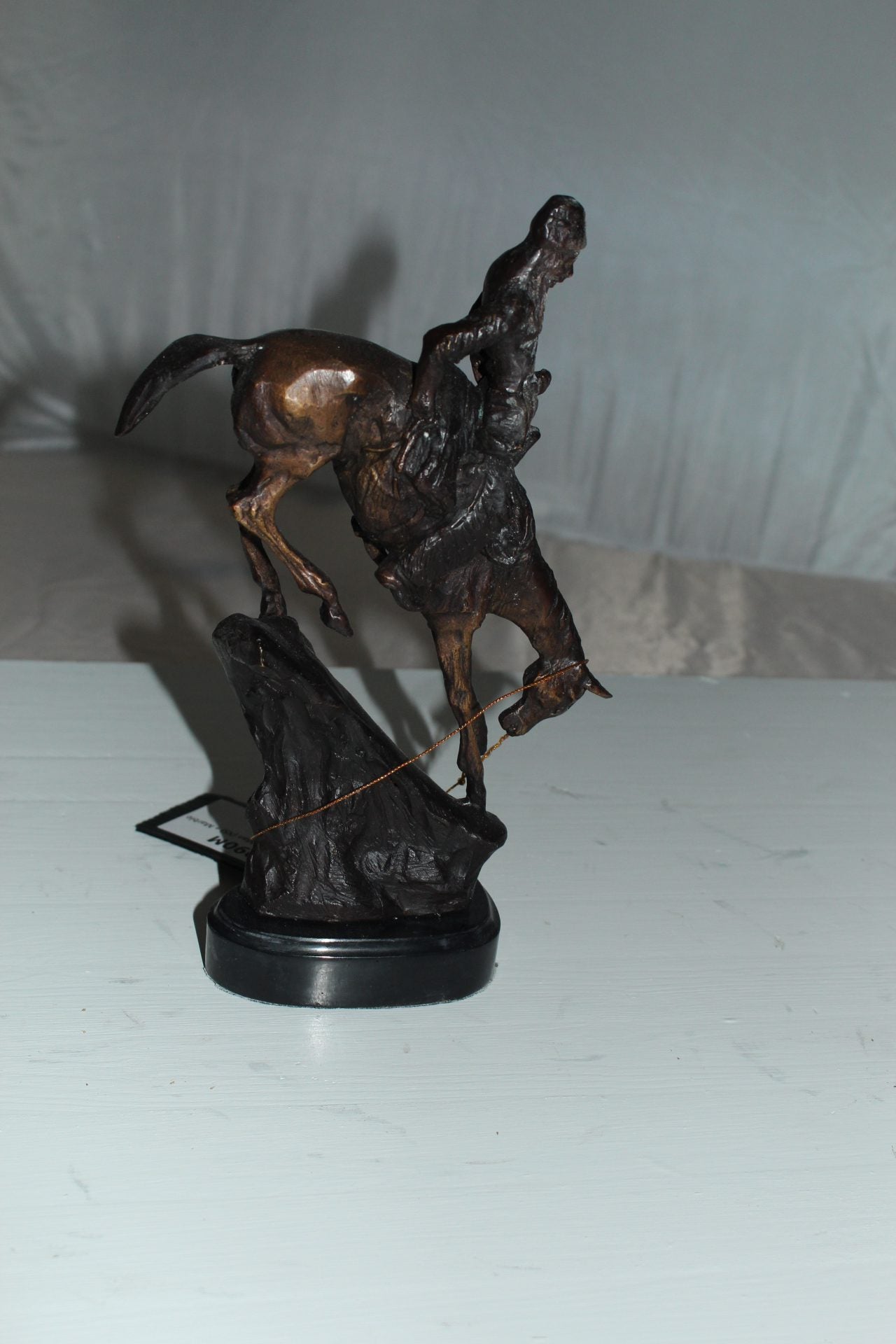 Mountain man -small, by Remington Bronze Statue -  7"L x 2.5"W x 11"H. 