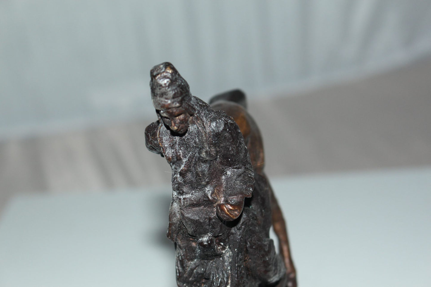 Mountain man -small, by Remington Bronze Statue -  7"L x 2.5"W x 11"H. 