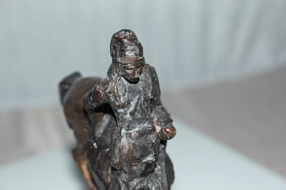 Mountain man -small, by Remington Bronze Statue -  7"L x 2.5"W x 11"H. 