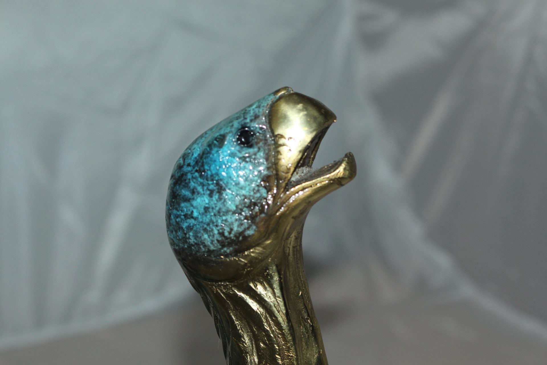 Turtle with special patina Bronze Statue -  Size: 14"L x 10"W x 15.5"H. 