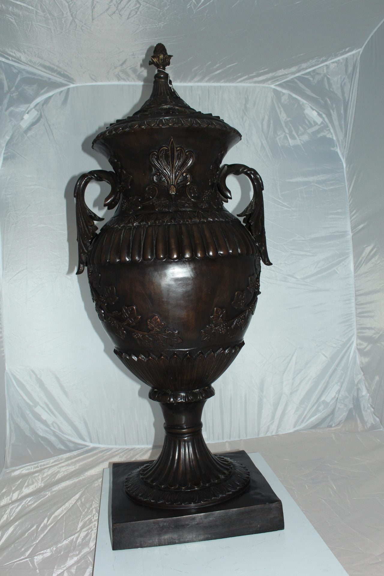 Vase - spirit large Bronze Statue -  Size: 21"L x 16"W x 48.5"H. 