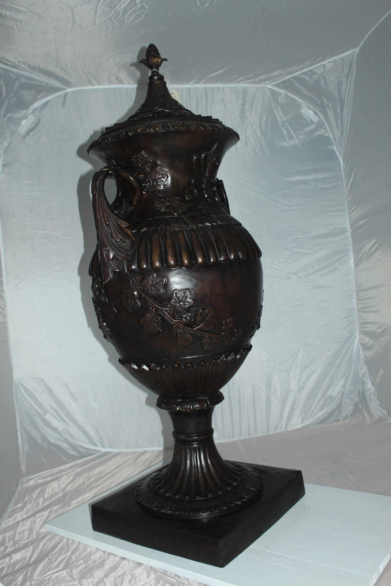 Vase - spirit large Bronze Statue -  Size: 21"L x 16"W x 48.5"H. 