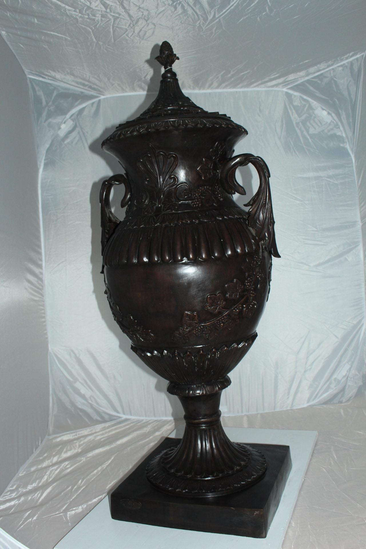 Vase - spirit large Bronze Statue -  Size: 21"L x 16"W x 48.5"H. 