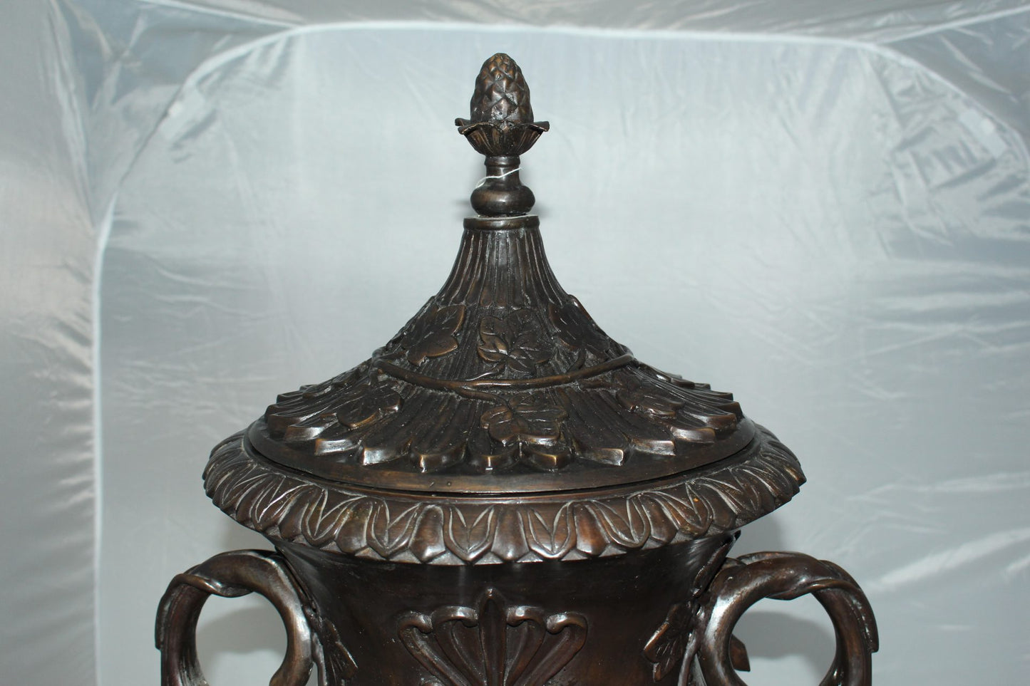 Vase - spirit large Bronze Statue -  Size: 21"L x 16"W x 48.5"H. 