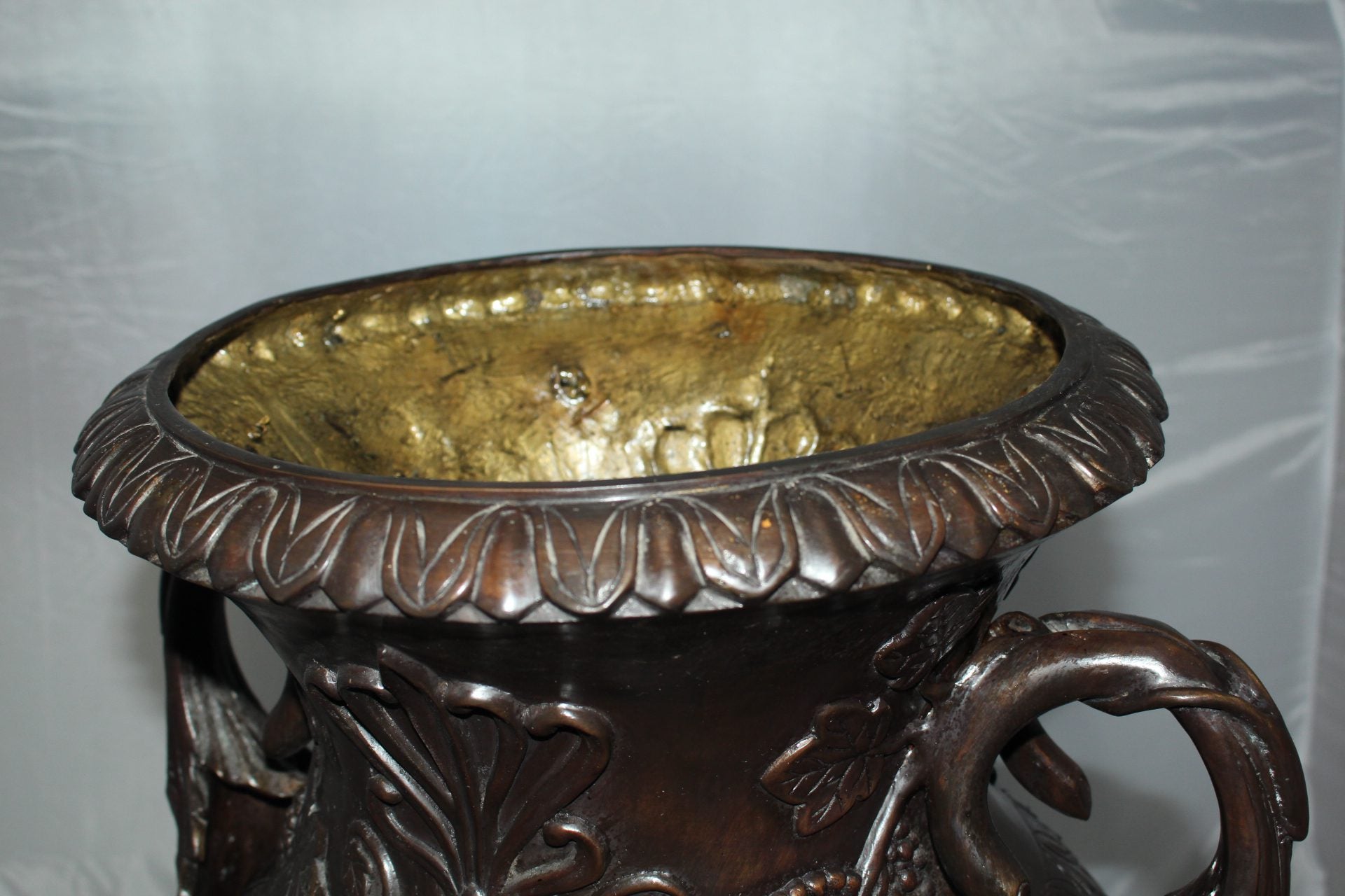 Vase - spirit large Bronze Statue -  Size: 21"L x 16"W x 48.5"H. 