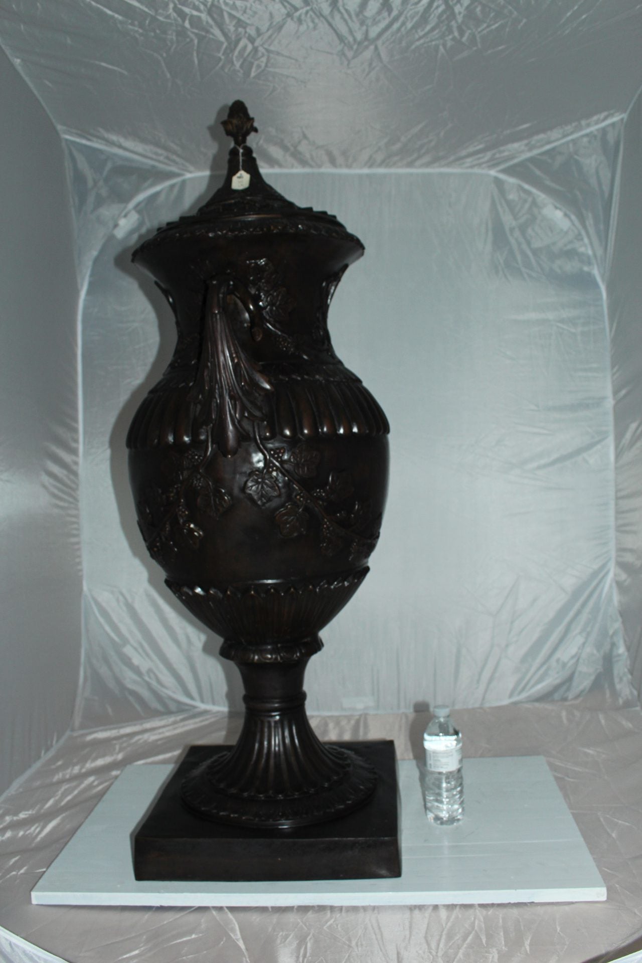 Vase - spirit large Bronze Statue -  Size: 21"L x 16"W x 48.5"H. 