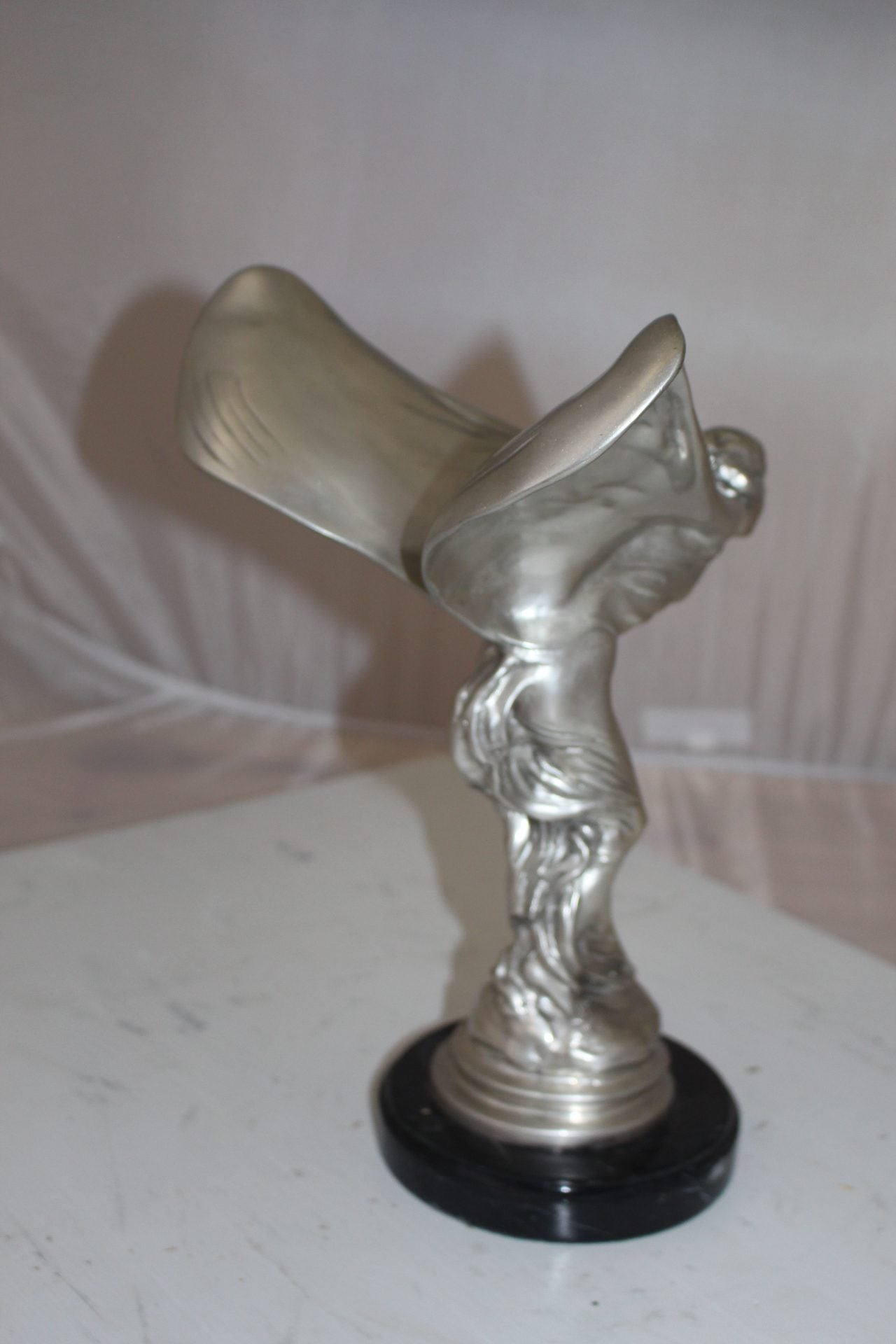 Rolls Royce -Small Bronze Statue -  Size: 9"L x 9"W x 14"H. 