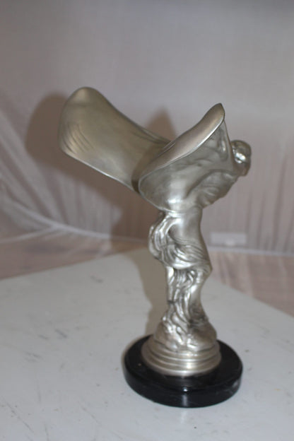 Rolls Royce -Small Bronze Statue -  Size: 9"L x 9"W x 14"H. 