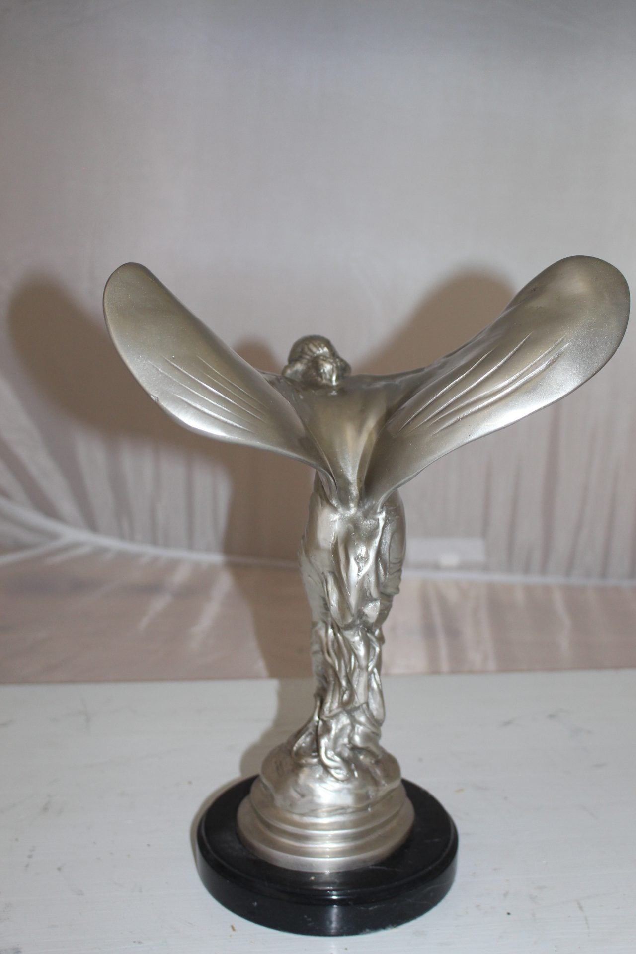 Rolls Royce -Small Bronze Statue -  Size: 9"L x 9"W x 14"H. 