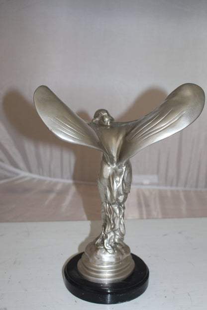 Rolls Royce -Small Bronze Statue -  Size: 9"L x 9"W x 14"H. 